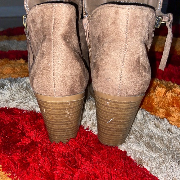 Faux Suede Ankle Booties - Picture 3 of 3